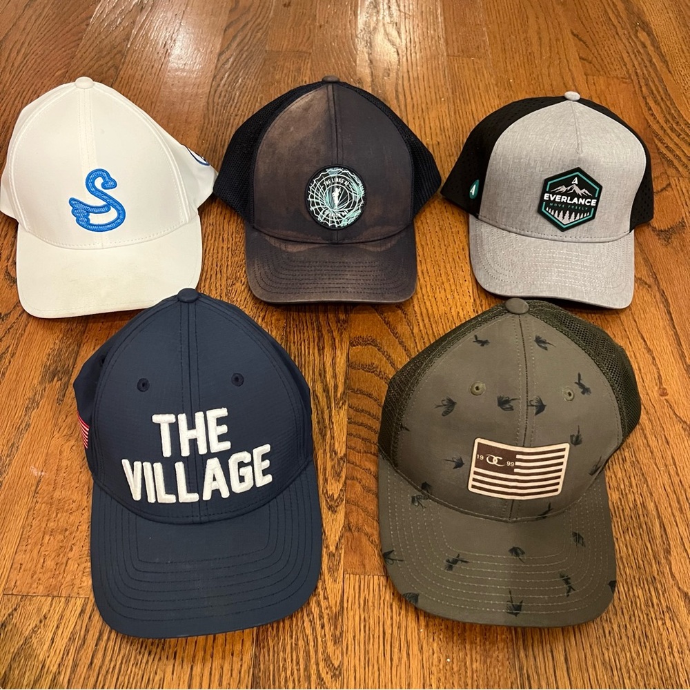 Golf course club hat lot TaylorMade The Village Spanish bay swannies old Chatham